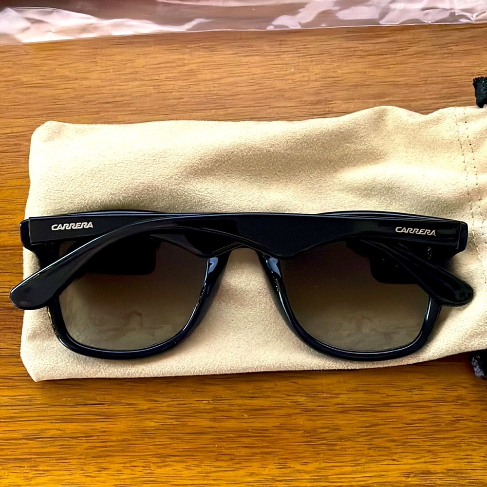 Black Carrera sunglasses with grey tint